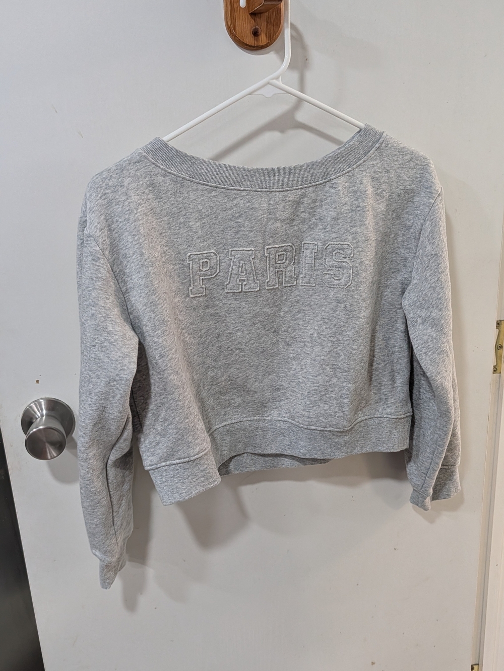 Weekend Academy Light Grey Pullover Sweatshirt Paris